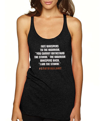 Womans Tank Top - "Fate Quote"