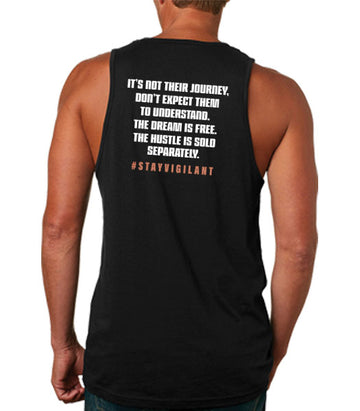 Mens Muscle Tank - "Journey Quote"